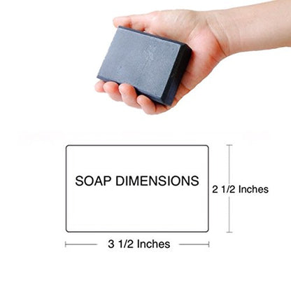 Dead Sea Mud Soap Bar Natural & Organic Ingredients. with Activated Charcoal & Therapeutic Grade Essential Oils. Face Soap or Body Soap. for Men, Women & Teens. Chemical Free. 4.5 Oz Bar